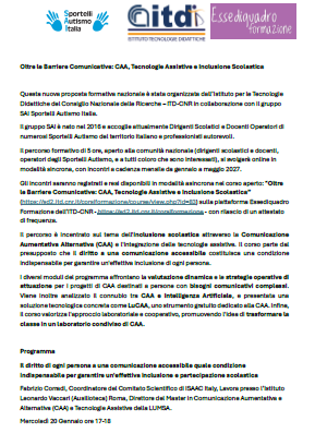 incontri caa